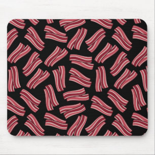 Mousepad Teste padrão das tiras de bacon