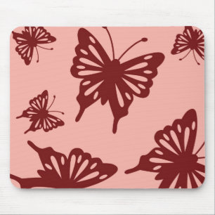 Mousepad teste padrão de borboleta