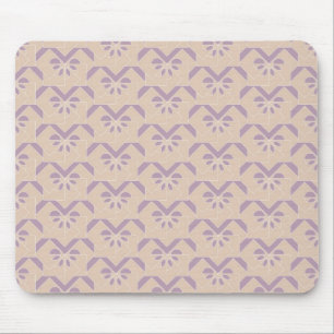 Mousepad Teste padrão de cabeça para baixo da lavanda