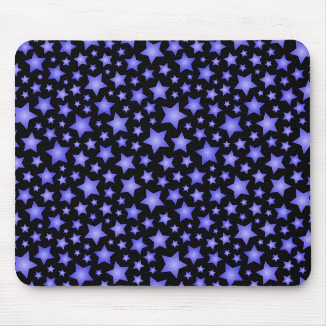 Mousepad Teste padrão de estrela (Frente)