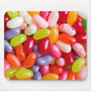 Mousepad Teste padrão de feijões de geléia