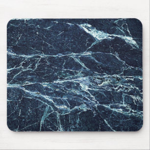 Mousepad Teste padrão de mármore moderno azul