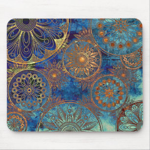 Mousepad Teste padrão do grunge da arte