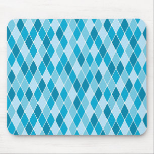 Mousepad Teste padrão do inverno do Harlequin