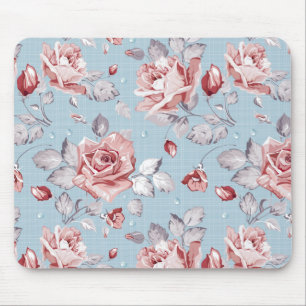 Mousepad Teste padrão do papel de parede da elegância dos