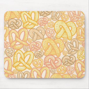 Mousepad Teste padrão do pretzel