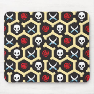 Mousepad Teste padrão do tema do bandido