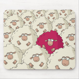 Mousepad Teste padrão dos carneiros