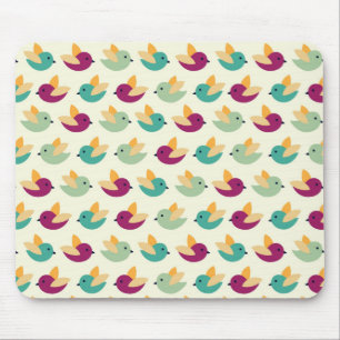Mousepad Teste padrão dos pássaros