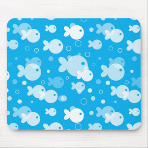 Mousepad teste padrão dos peixes