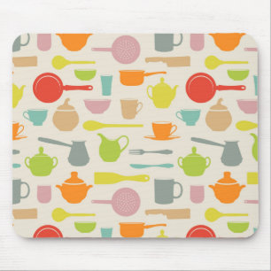 Mousepad Teste padrão dos pratos