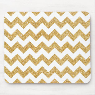 Mousepad Teste padrão elegante de Chevron do ziguezague do