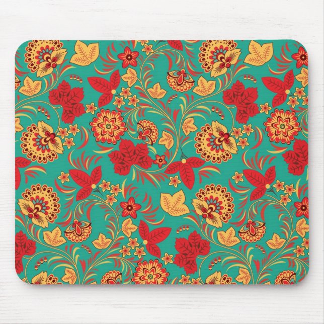 Mousepad Teste padrão floral 2 (Frente)