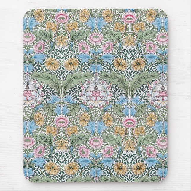 Mousepad Teste padrão floral de chintz de William Morris (Frente)