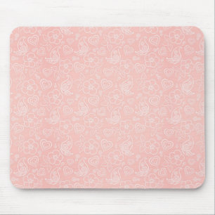 Mousepad Teste padrão floral decorativo