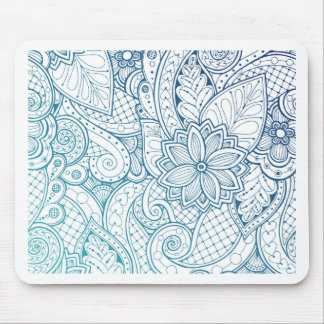 Mousepad Teste padrão floral étnico da mandala