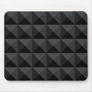 Mousepad Teste padrão geométrico moderno do quadrado preto