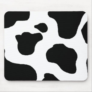 Mousepad Teste padrão manchado preto e branco do impressã