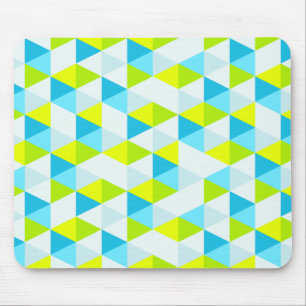 Mousepad Teste padrão moderno geométrico dos triângulos