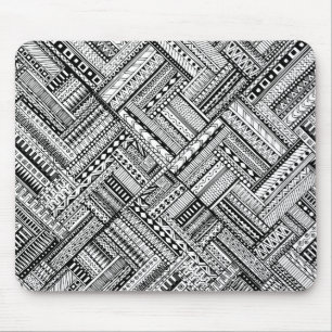 Mousepad Teste padrão tribal inspirado da arte