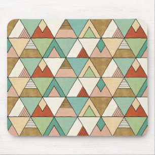 Mousepad Teste padrão tribal tirado mão de etapa   de Geo