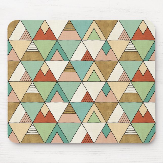 Mousepad Teste padrão tribal tirado mão de etapa | de Geo (Frente)