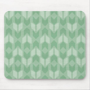 Mousepad Teste padrão verde exterior da seta de etapa   de
