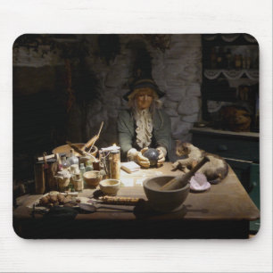 Mousepad Testemunha do Museu de Bruxaria