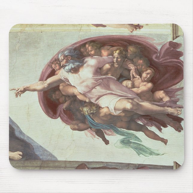 Mousepad Teto da capela de Sistine (Frente)