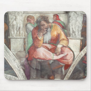 Mousepad Teto da capela de Sistine: O profeta Jeremiah