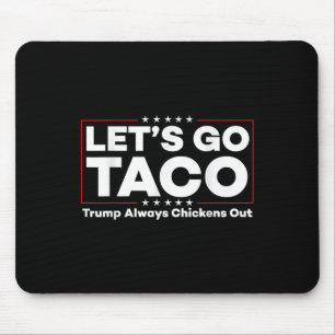 Mousepad Teto do Protesto Anti-Trump à Piada Engraçado Taco