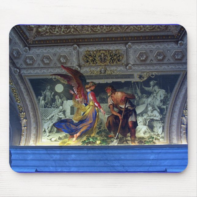 Mousepad Teto no Museu Vaticano em Roma (Frente)