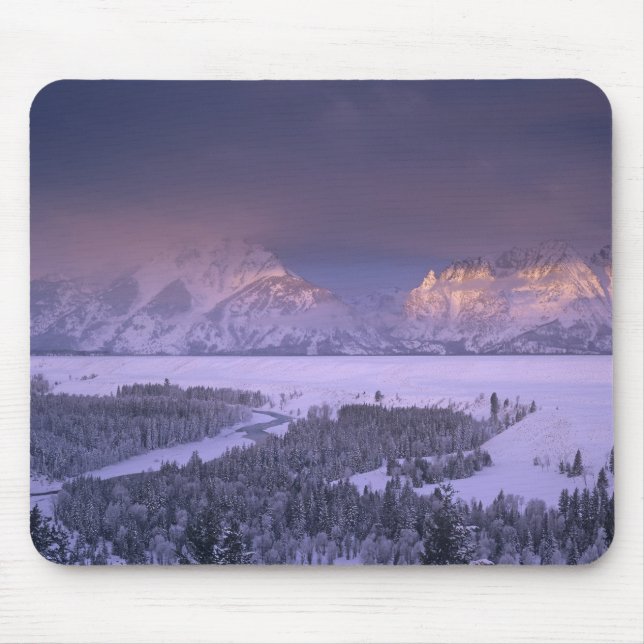 Mousepad Teton Range de Cobra River Overlook, Grand (Frente)