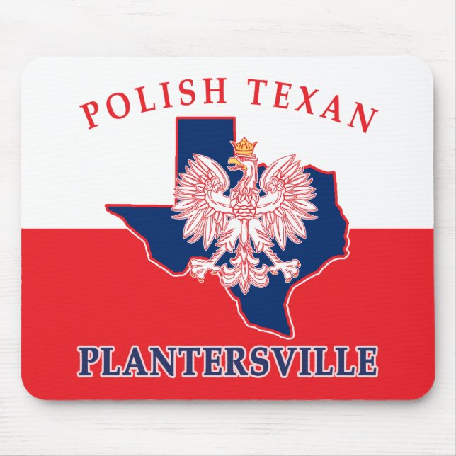 Mousepad Texano polonês Plantersville (Frente)
