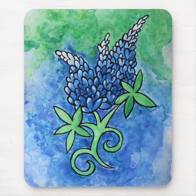 Mousepad Texas Bluebonnets (Frente)
