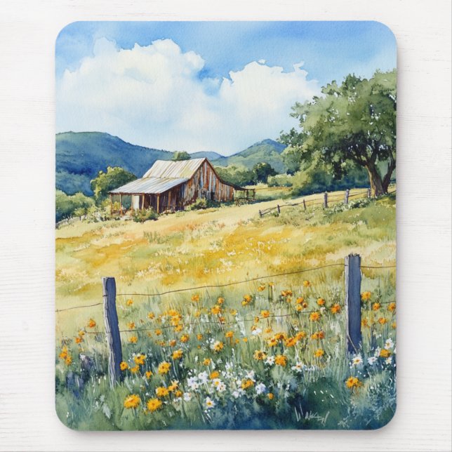 Mousepad Texas Hill Country (Frente)