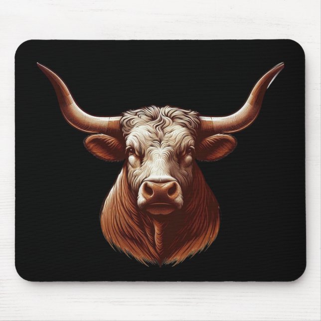 Mousepad Texas Longhorn (Frente)