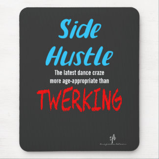 Mousepad Texto Azul Neon do Lado vs. Twerking