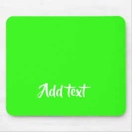 Mousepad Texto brilhante de texto personalizado