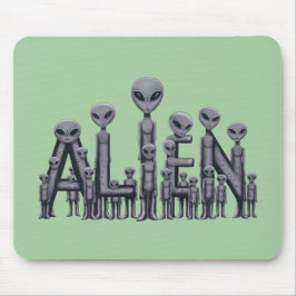 Mousepad Texto de alienígena
