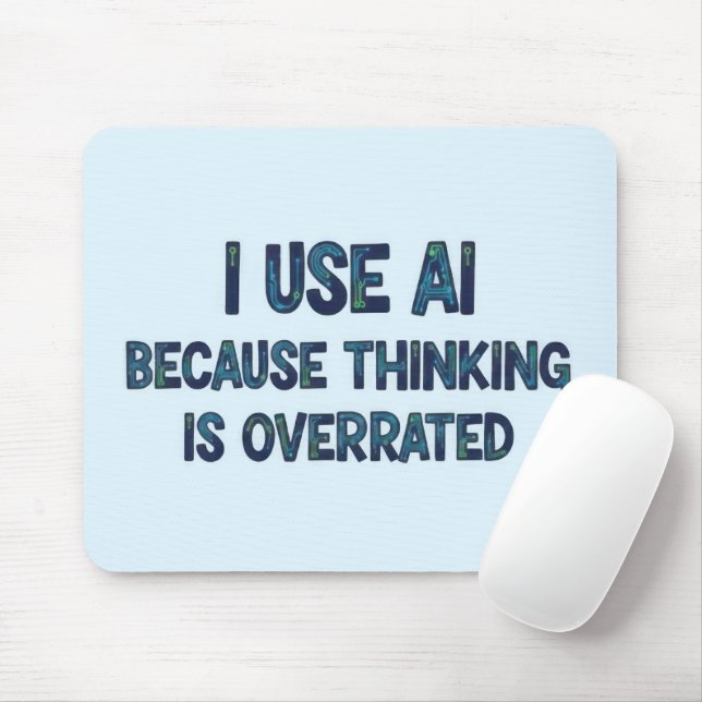 Mousepad Texto de IA (Com mouse)