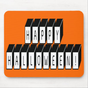Mousepad Texto do Bloco Halloween