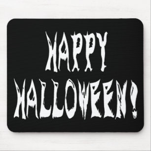 Mousepad Texto do Fantasma Halloween