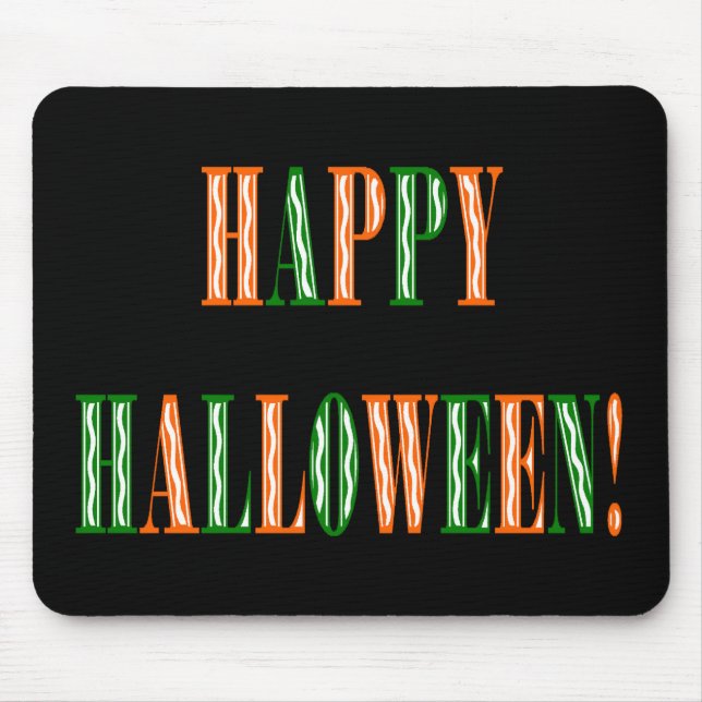 Mousepad Texto do Festival Halloween (Frente)