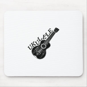 Mousepad Texto E Imagem Do Ukulele