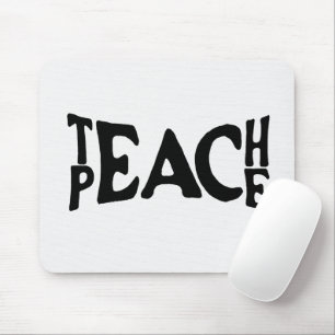 Mousepad Texto "Ensinar Paz" Em Branco
