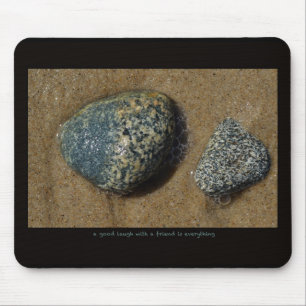 Mousepad Texto inspirador e foto.
