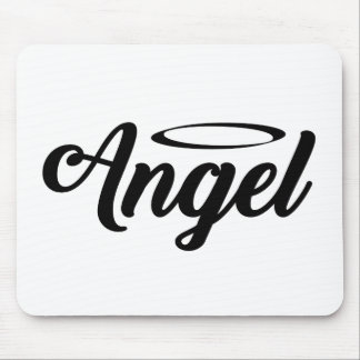 Mousepad Texto Legal do Anjo Texto Gráfico do Anjo Texto do