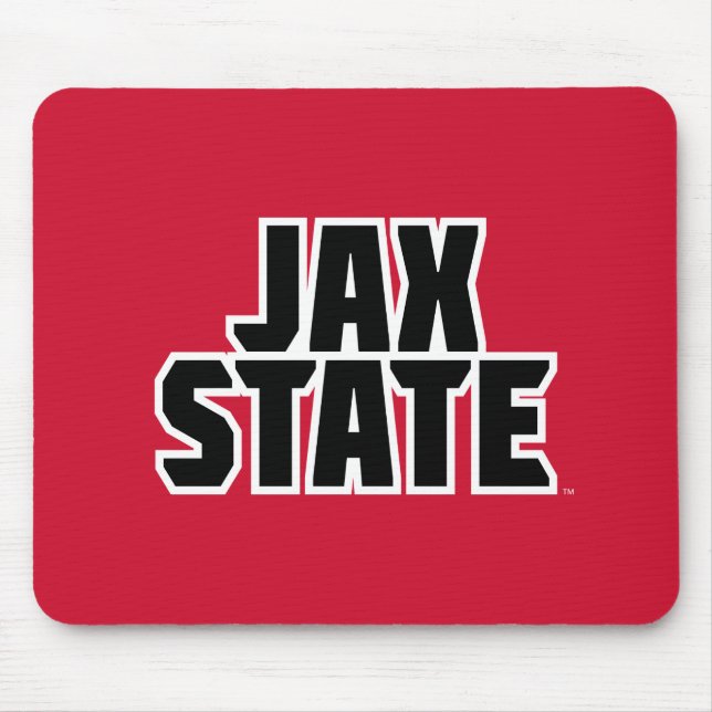 Mousepad Texto Negrito da Universidade Estadual de Jacksonv (Frente)