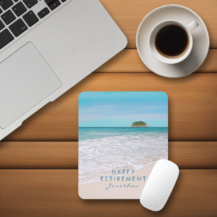 Mousepad Texto Personalizado Da Praia Tropical "Reforma Fel